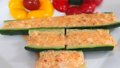 胡瓜とまかない明太子