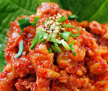 こだわり抜いたチャンジャ