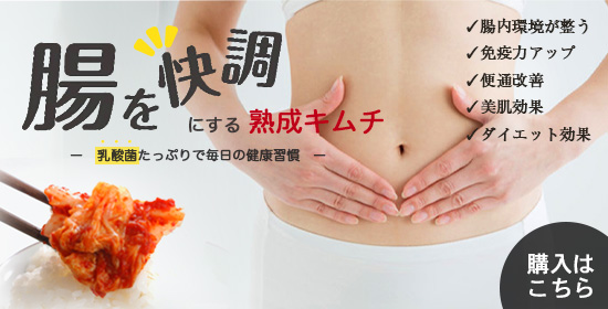 乳酸菌が豊富!熟成キムチ