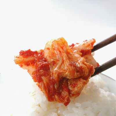 刻み白菜とごはん